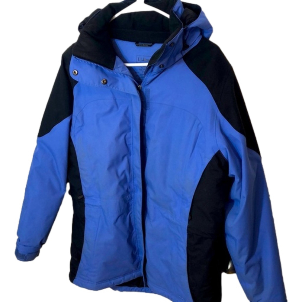 LL Bean Hooded Winter Coat Periwinkle Blue Women’s Outerwear